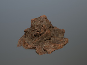 desert rocks 3D 模型