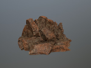 desert rocks 3D 模型