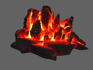lava rock 3D Model