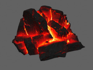 lava rock 3D-Modell