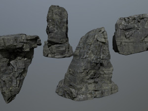 cliff rocks 3D मॉडल