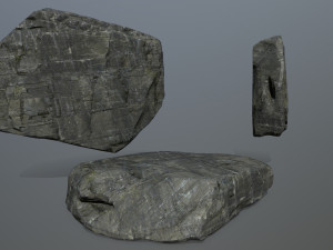 cliff rocks 3D मॉडल