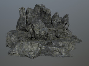 cliff rocks 3D मॉडल