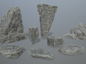 cliff rocks 3D मॉडल