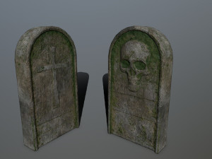 tombstone set 3D 模型