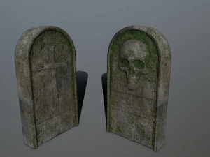 tombstone set 3D Model