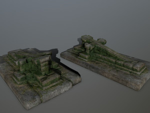 tombstone set 3D 模型