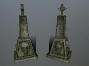 tombstone set 3D Model
