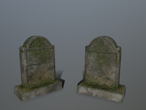 tombstone set 3D 模型