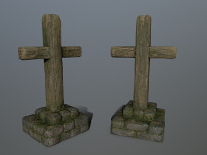 tombstone set 3D 模型