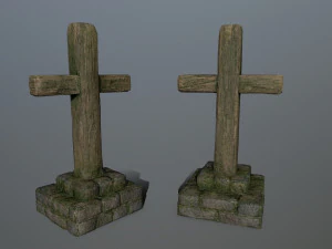 tombstone set 3D Model