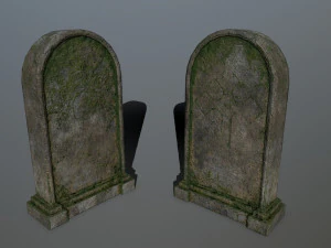tombstone set 3D Model