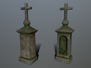 tombstone set 3D 模型