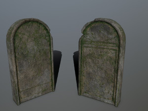 tombstone set 3D 模型