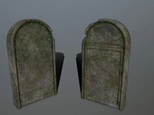 tombstone set 3D Model