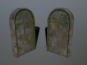 tombstone set 3D 模型