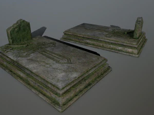 tombstone set 3D Model