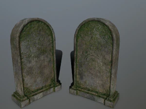 tombstone set 3D Model
