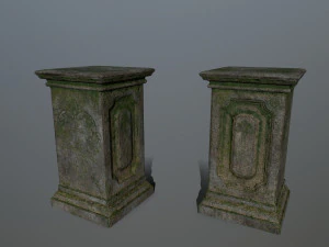 tombstone set 3D Model