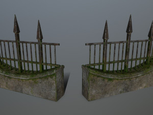 tombstone set 3D 模型