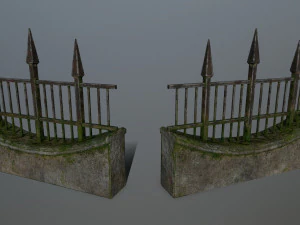 tombstone set 3D Model