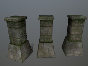 tombstone set 3D 模型