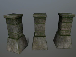 tombstone set 3D Model