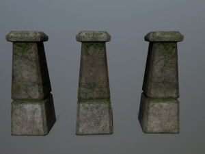 tombstone set 3D 模型