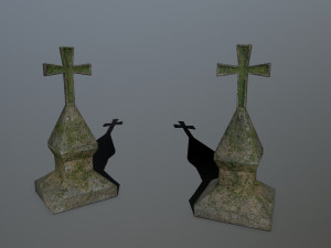 tombstone set 3D 模型