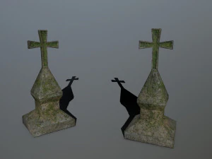 tombstone set 3D Model