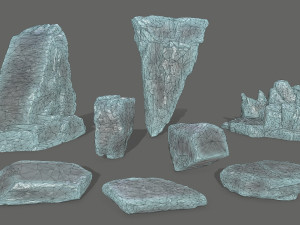 ice rocks 3D Model