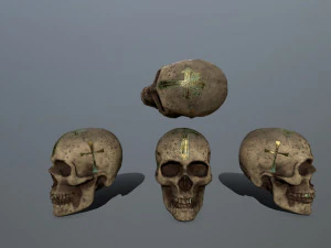 tombstone set 3D Model