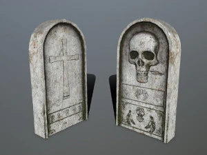 tombstone set 3D Model