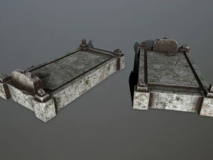 tombstone set 3D Model