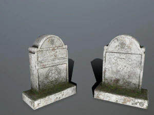 tombstone set 3D Model