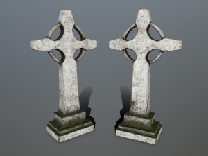 tombstone set Modelo 3D