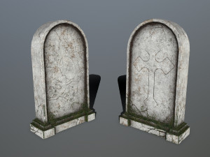 tombstone set Modelo 3D