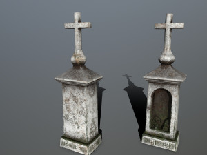 tombstone set Modelo 3D