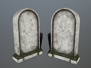 tombstone set Modelo 3D