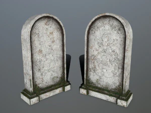 tombstone set 3D Model