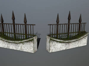 tombstone set Modelo 3D