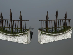 tombstone set 3D Model