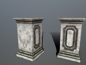 tombstone set Modelo 3D
