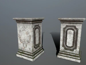 tombstone set 3D Model