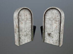 tombstone set Modelo 3D