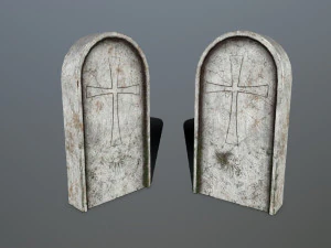 tombstone set 3D Model