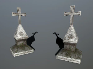 tombstone set 3D Model