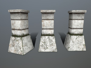 tombstone set Modelo 3D