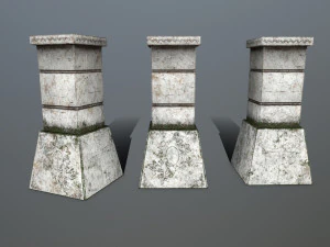 tombstone set 3D Model