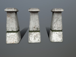 tombstone set Modelo 3D